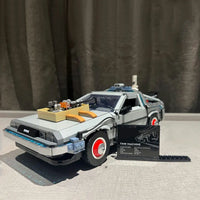 Thumbnail for Building Blocks MOC Experts DeLorean DMC - 12 Back To Future Car Bricks Tech Toy - 5