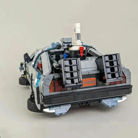 Thumbnail for Building Blocks MOC Experts DeLorean DMC - 12 Back To Future Car Bricks Tech Toy - 7