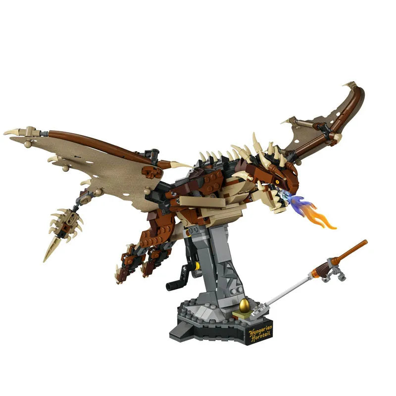 Building Blocks Harry Potter MOC Hungarian Horntail Dragon Bricks Toys 99099 Construction Set Toys - 1