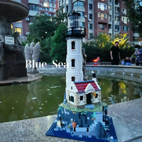 Thumbnail for Building Blocks Ideas Motorized Light House MOC Bricks Toy 92882 Construction Set Toys - 7