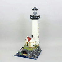 Thumbnail for Building Blocks Ideas Motorized Light House MOC Bricks Toy 92882 Construction Set Toys - 4