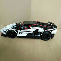 Thumbnail for Building Blocks MOC Lambo Aventador LP 720 Sports Car Bricks Toys 93004 EU Construction Set Toys - 5