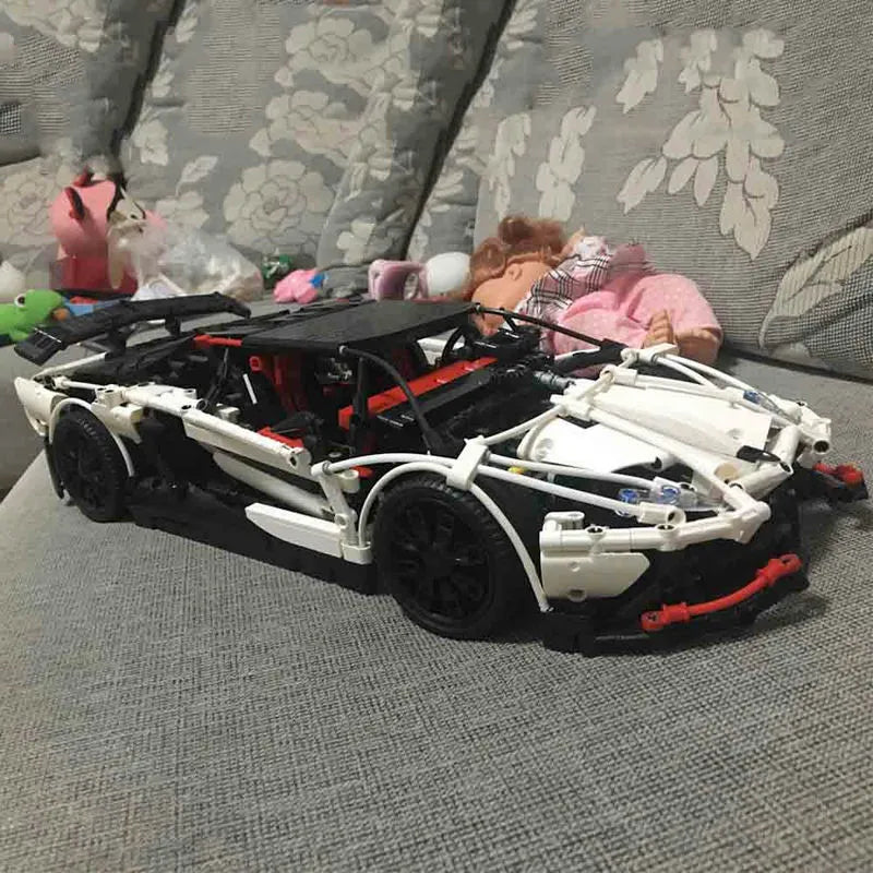 Building Blocks MOC Lambo Aventador LP 720 Sports Car Bricks Toys 93004 EU Construction Set Toys - 4