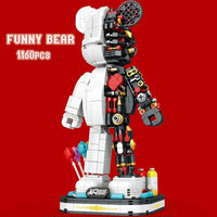 Thumbnail for Building Blocks MOC Mechanical Violent Bear Half Robot Bricks Toy 6303 Construction Set Toys - 5