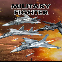 Thumbnail for Building Blocks Military MOC F-22 Raptor Fighter Plane Bricks Kids Toy Construction Set Toys - 3