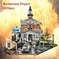 Thumbnail for Building Blocks Military MOC Street City Expert Barbarossa Project Bricks Toys - 2