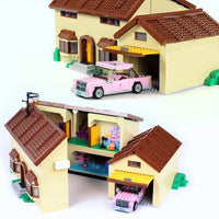 Thumbnail for Building Blocks Movie 16005 MOC The Simpsons House Bricks Toy EU Construction Set Toys - 18