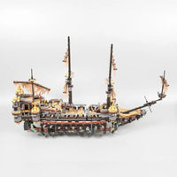 Thumbnail for Building Blocks Movie Creative MOC 16042 Silent Mary Pirate Ship Bricks Toy Construction Set Toys - 2