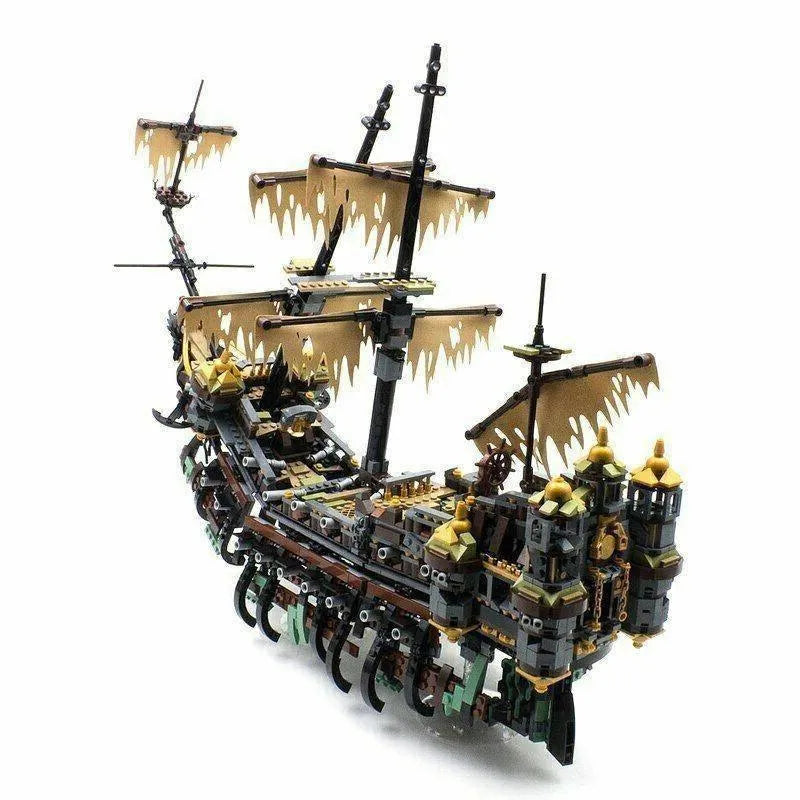 Building Blocks Movie Creative MOC 16042 Silent Mary Pirate Ship Bricks Toy Construction Set Toys - 1