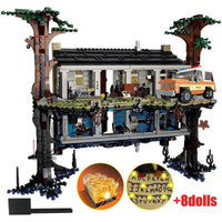 Thumbnail for Building Blocks Movie MOC Stranger Things Upside Down Bricks Toy EU Construction Set Toys - 12