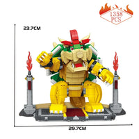 Thumbnail for Building Blocks MOC Movies Super Mario Mighty Bowser 99068 Bricks Toy Construction Set Toys - 1