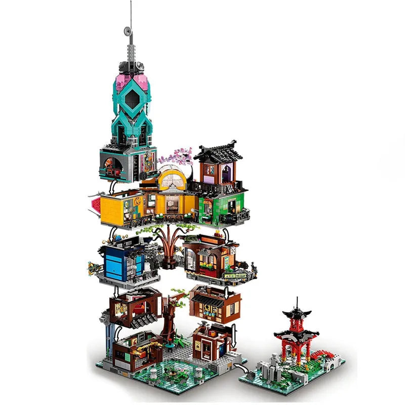 Building Blocks Ninjago MOC X19006 City Gardens Bricks Toys EU Construction Set Toys - 2