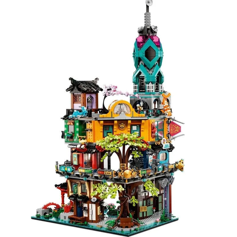 Building Blocks Ninjago MOC X19006 City Gardens Bricks Toys EU Construction Set Toys - 9