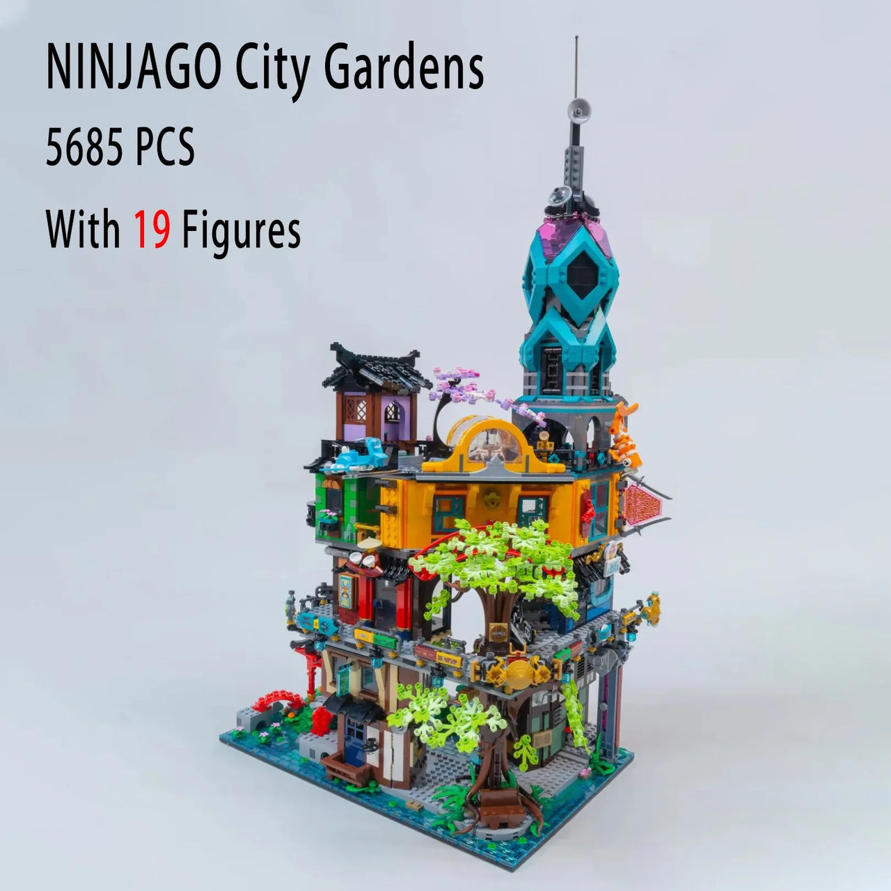 Building Blocks Ninjago MOC X19006 City Gardens Bricks Toys EU Construction Set Toys - 3