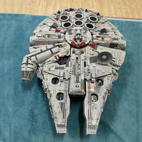 Thumbnail for Building Blocks Star Wars MOC 05132 UCS Millennium Falcon Bricks Large Toy Construction Set Toys - 6