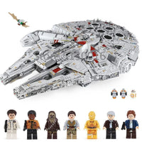 Thumbnail for Building Blocks Star Wars MOC 05132 UCS Millennium Falcon Bricks Large Toy Construction Set Toys - 4