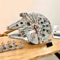 Thumbnail for Building Blocks Star Wars MOC 05132 UCS Millennium Falcon Bricks Large Toy Construction Set Toys - 13