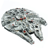 Thumbnail for Building Blocks Star Wars MOC 05132 UCS Millennium Falcon Bricks Large Toy Construction Set Toys - 2