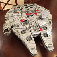 Thumbnail for Building Blocks Star Wars MOC UCS Millennium Falcon Bricks Toys 05033 - 4