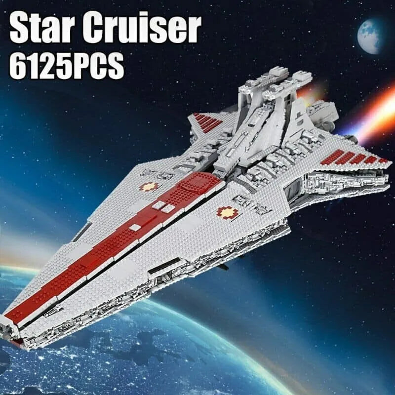 lego republic cruiser in space