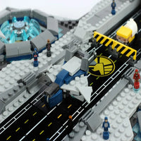 Thumbnail for Building Blocks MOC Super Hero SHIELD Helicarrier Marvel Bricks Toys Construction Set Toys - 11