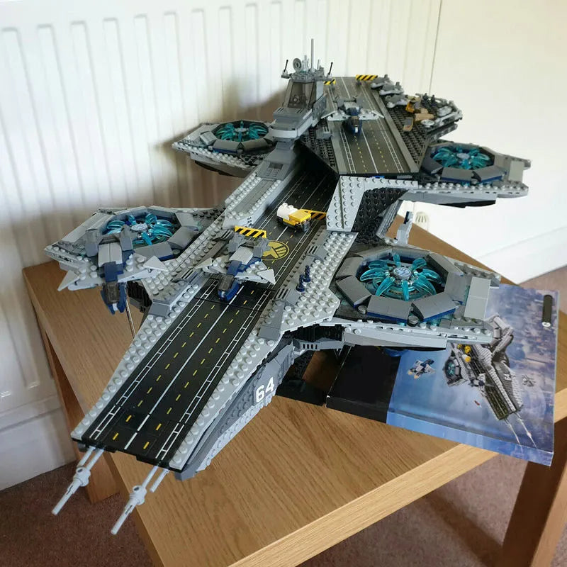 Lego best sale helicarrier marvel