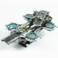 Thumbnail for Building Blocks MOC Super Hero SHIELD Helicarrier Marvel Bricks Toys Construction Set Toys - 12