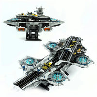 Thumbnail for Building Blocks MOC Super Hero SHIELD Helicarrier Marvel Bricks Toys Construction Set Toys - 2