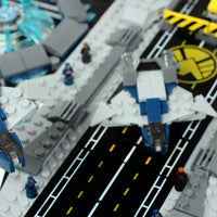 Thumbnail for Building Blocks MOC Super Hero SHIELD Helicarrier Marvel Bricks Toys Construction Set Toys - 6