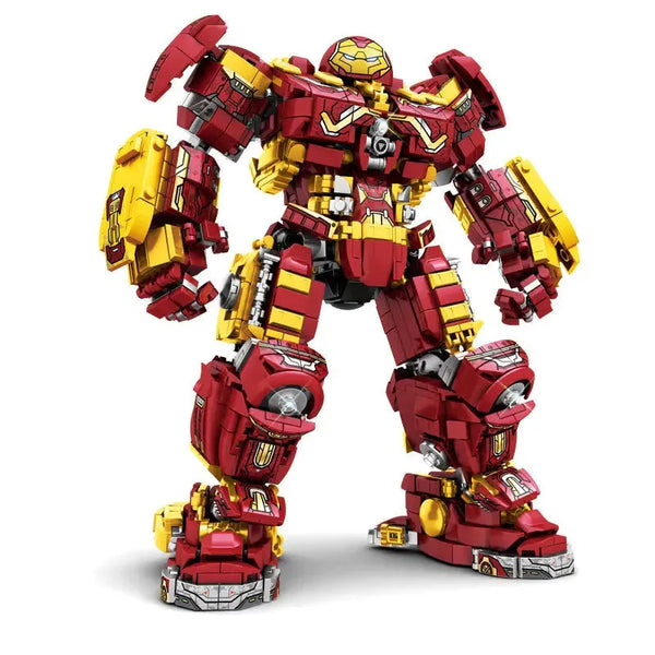 MOC Marvel Iron Hero Warrior Robot Building Blocks