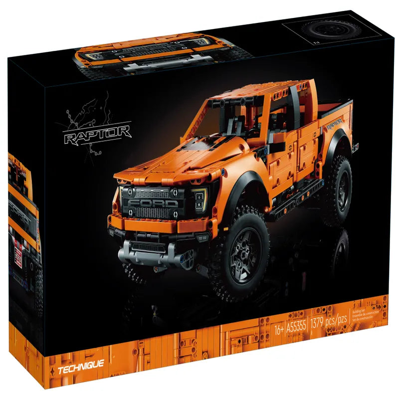 Building Blocks Tech MOC A55355 Ford F-150 Raptor Pickup Truck Bricks Toy Construction Set Toys - 2