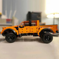 Thumbnail for Building Blocks Tech MOC A55355 Ford F-150 Raptor Pickup Truck Bricks Toy Construction Set Toys - 8