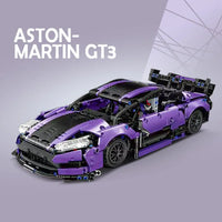 Thumbnail for Building Blocks Tech MOC C011 Vantage GT3 Concept Racing Sports Car Bricks Toys - 6