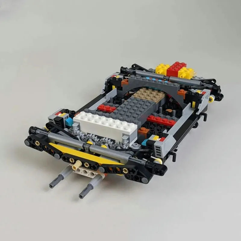 Building Blocks MOC Tech Experts DeLorean DMC-12 Back To The Future Car Bricks Toy Construction Set Toys - 7