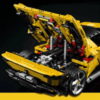 Thumbnail for Building Blocks MOC Tech Ferrari Daytona SP3 43143 Hyper Racing Car Bricks Toy Construction Set Toys - 5