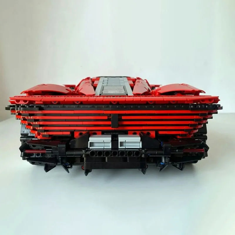 Building Blocks Tech MOC Ferrari Daytona SP3 81998 Racing Hyper Car Bricks Toy Construction Set Toys - 9