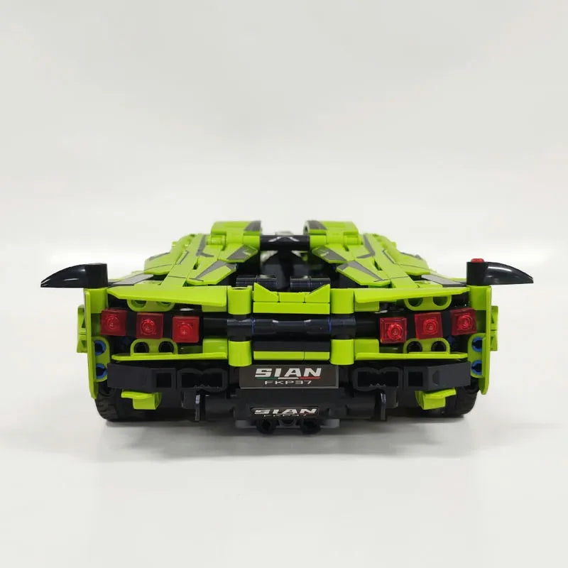 Building Blocks Tech MOC Lambo FKP37 Bull Racing Car Bricks Toy DB0088 Construction Set Toys - 5