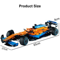 Thumbnail for Building Blocks Tech MOC P9926 McLaren Formula 1 Racing Car Bricks Toy Construction Set Toys - 2