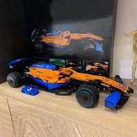 Thumbnail for Building Blocks Tech MOC P9926 McLaren Formula 1 Racing Car Bricks Toy Construction Set Toys - 14