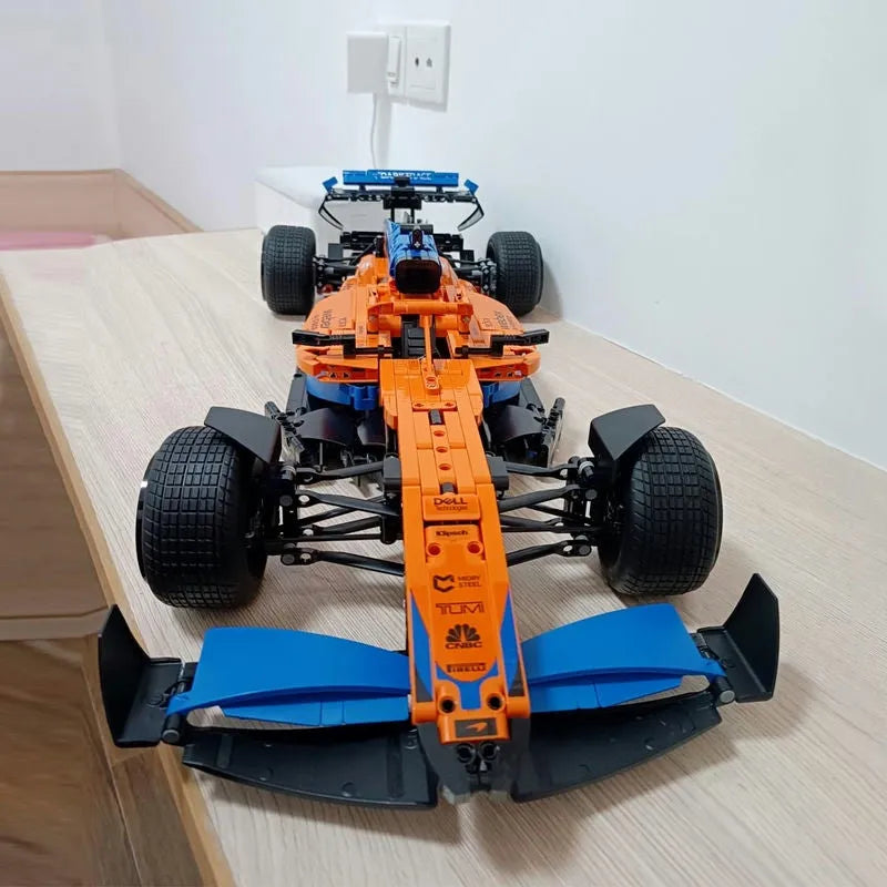 Building Blocks Tech MOC P9926 McLaren Formula 1 Racing Car Bricks Toy Construction Set Toys - 17