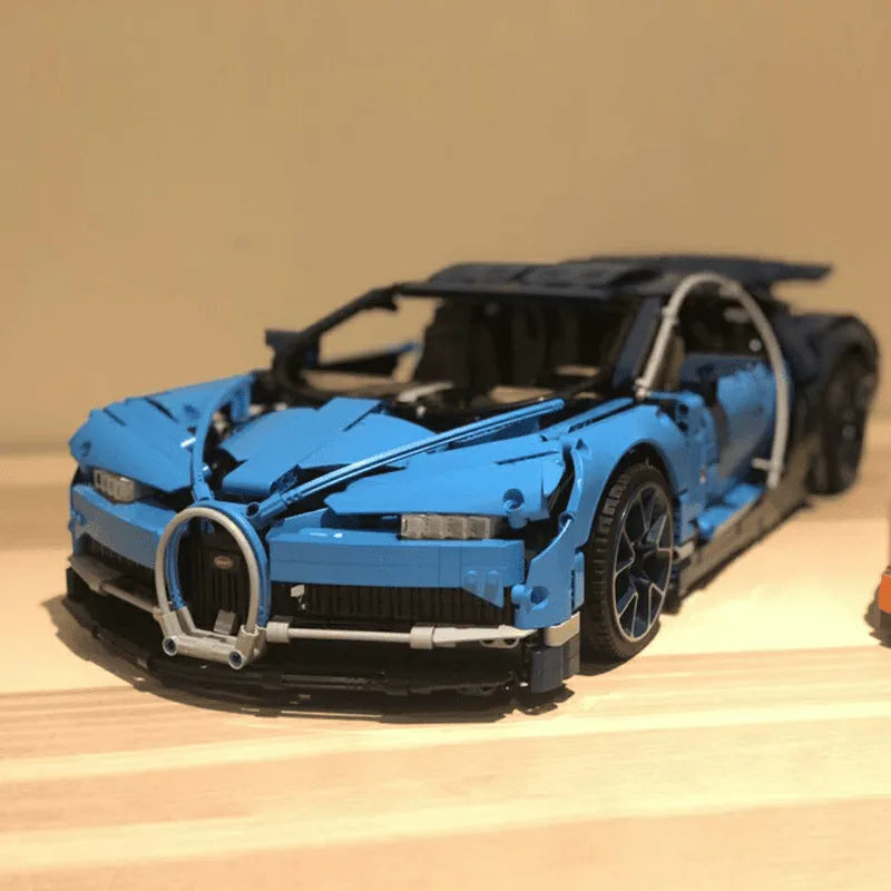 Building Blocks MOC Tech Supercar Bugatti Chiron Racing Car Bricks Toy Construction Set Toys - 6