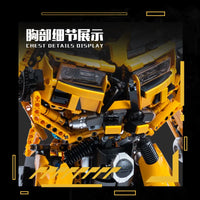 Thumbnail for Building Blocks Transformation MOC DJ Rambo Man Mech Robot Bricks Toy Construction Set Toys - 6