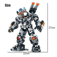 Thumbnail for Building Blocks MOC Transforming Super Heroes Steel Mecha Robot Bricks Toy Construction Set Toys - 7