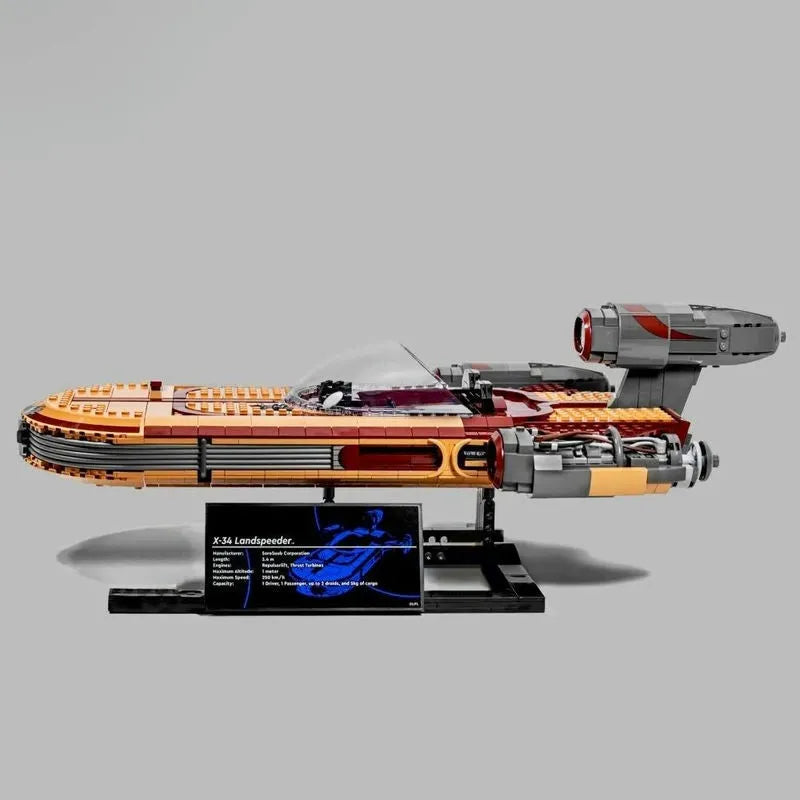 Building Blocks MOC UCS Star Wars Luke Skywalker’s Landspeeder Bricks Toys Construction Set Toys - 4