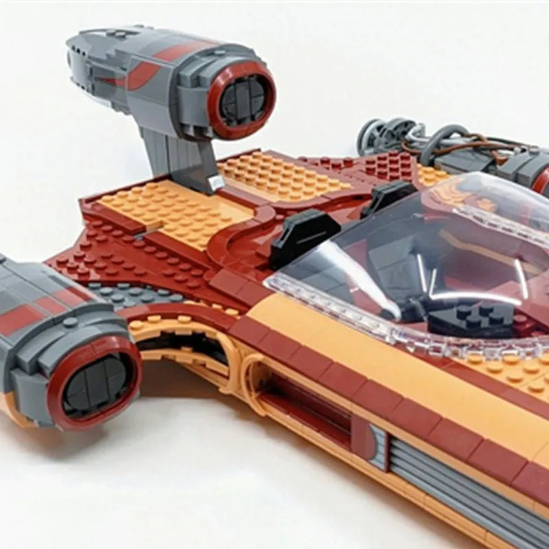 Building Blocks MOC UCS Star Wars Luke Skywalker’s Landspeeder Bricks Toys Construction Set Toys - 12