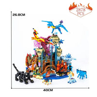 Thumbnail for Building Blocks Building Blocks MOC Illuminated World of Pandora Bricks Toy Construction Set Toys - 6