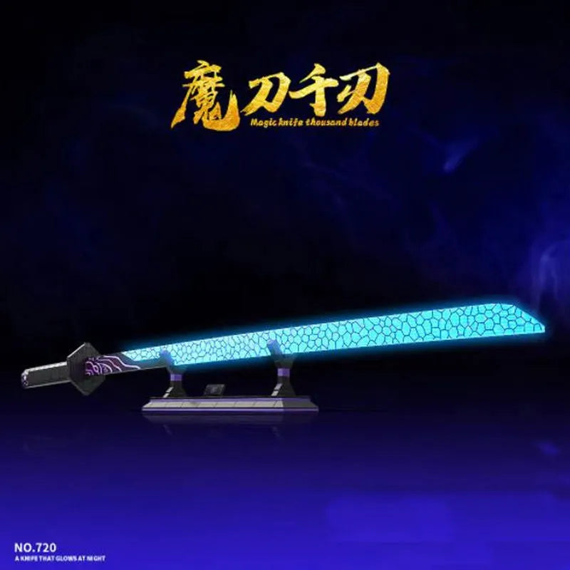 Building Blocks MOC Creative Expert Magic Blade Sword Bricks Toys Construction Set Toys - 3