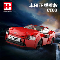 Thumbnail for Building Blocks MOC RC Toyota GT86 Classic Sports Car Bricks Toys 23009 Construction Set Toys - 4