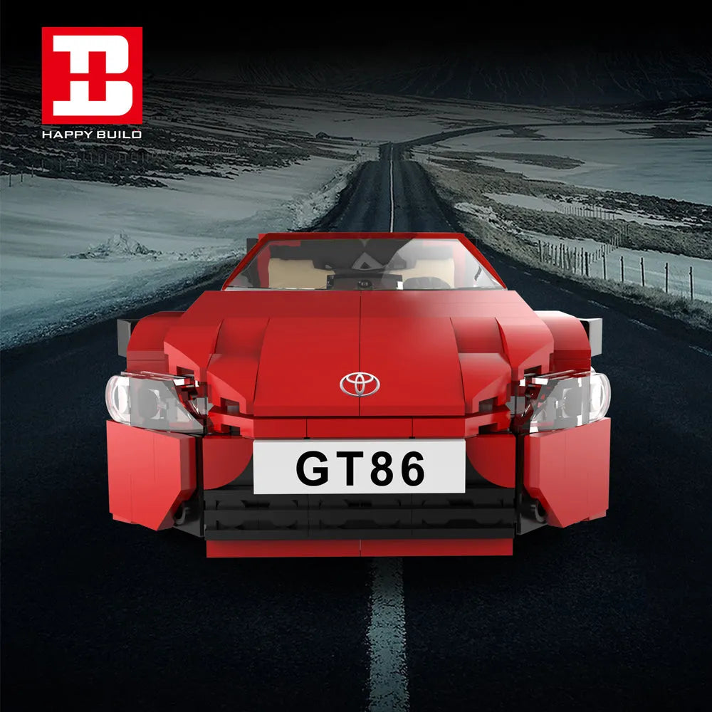 Building Blocks MOC RC Toyota GT86 Classic Sports Car Bricks Toys 23009 Construction Set Toys - 3