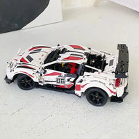 Thumbnail for Building Blocks Tech MOC Toyota GT86 Classic Sports Car Bricks Toy 23002 Construction Set Toys - 9